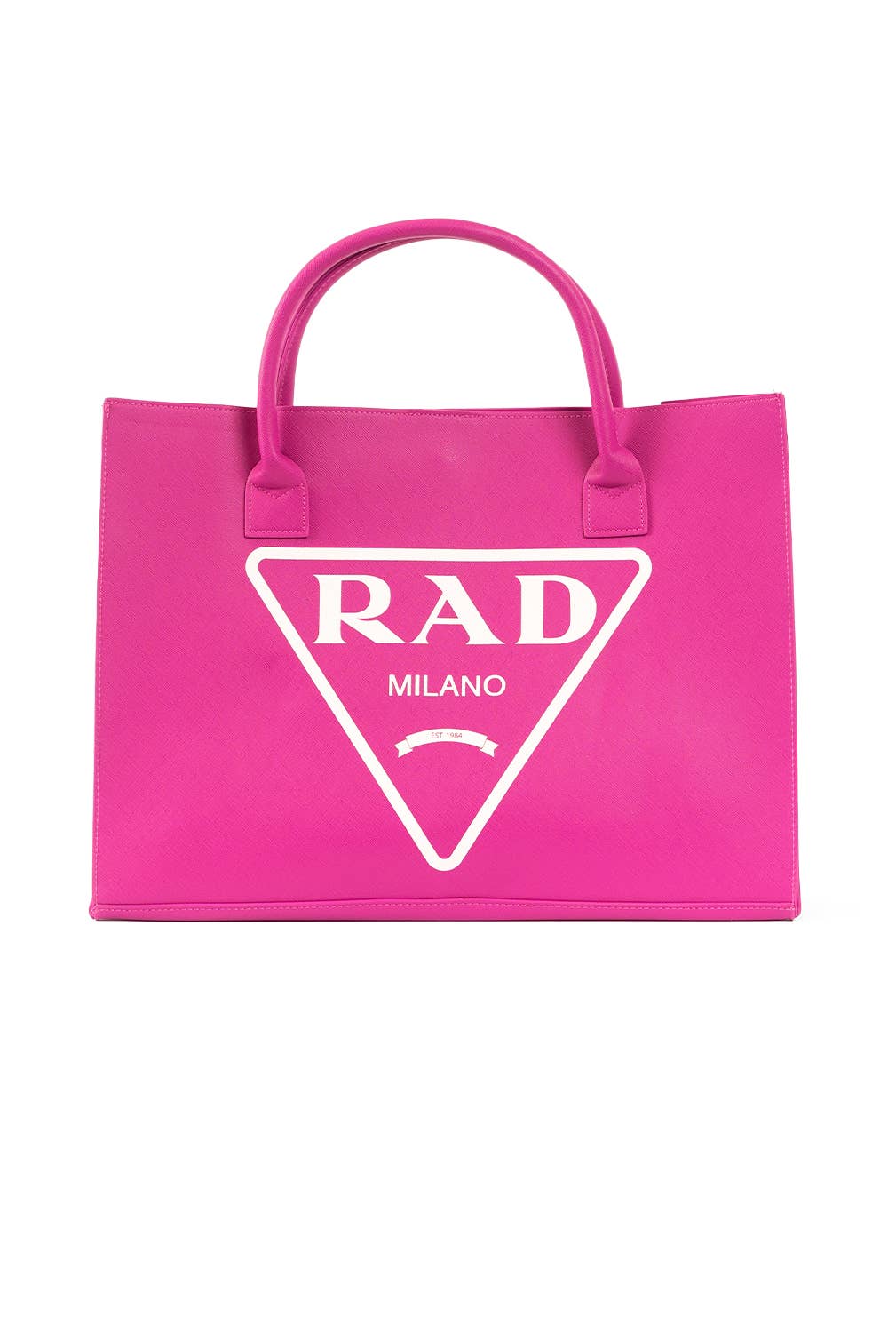 MODERN VEGAN TOTE PINK Rad Make It Pretty Boutique