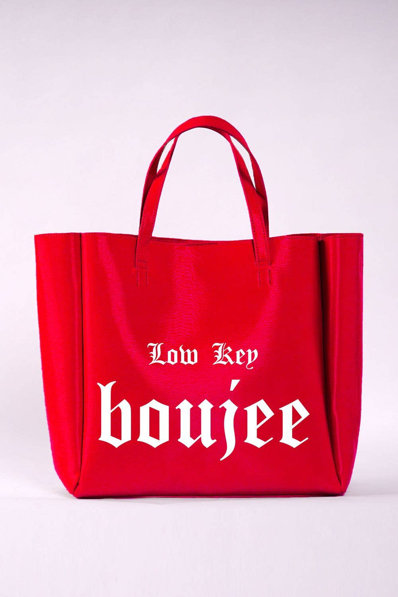 NEVER ENDING TOTE - Low Key Boujee (Red)